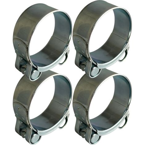 W1 Super pince Durite à boulon unique 40-43mm Supra Clip Échappement Caoutchouc Silicone x4 (1/5)