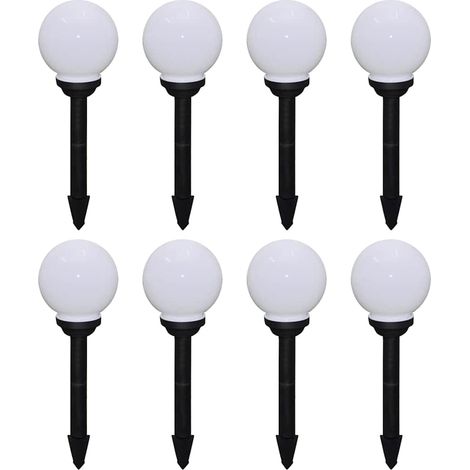 Maison Exclusive - Lampade da Sentiero 8 pz LED 15 cm con Picchetto (1/5)