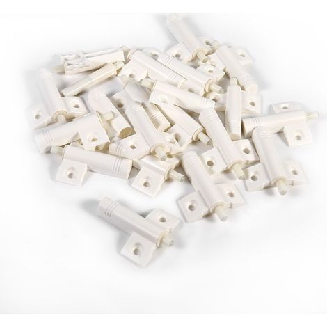 Lot de 20 Amortisseurs de Porte Amortisseur Porte Placard Armoire Tiroir Pare-Chocs Tampons Souple Coussin Quiet (Blanc) (1/4)