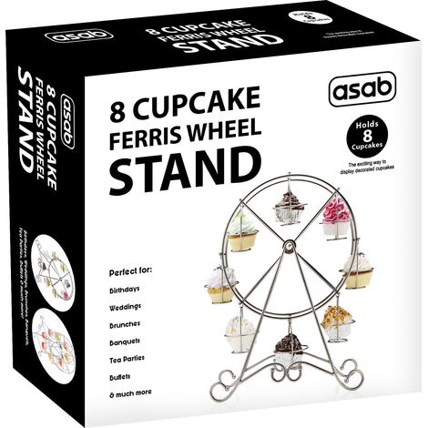 Cupcake Stand Ferris Wheel Display Holder Weddings Table Centrepiece Banquet (1/4)