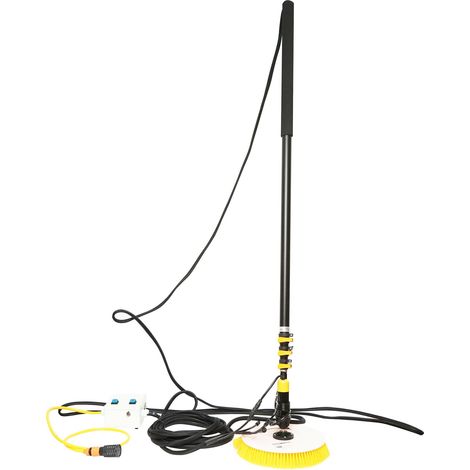 Sistema di pulizia dei pannelli solari fotovoltaici 220V con 1 spazzola e braccio fino a 5,5 m (1/5)