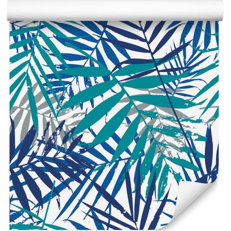 Papier peint à motifs de feuilles de palmier pour salon et chambre 50x1000 cm (1/5)