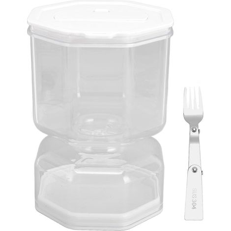 Bocal de conservation en plastique étanche pour concombres et olives, ustensiles de cuisine (1/4)