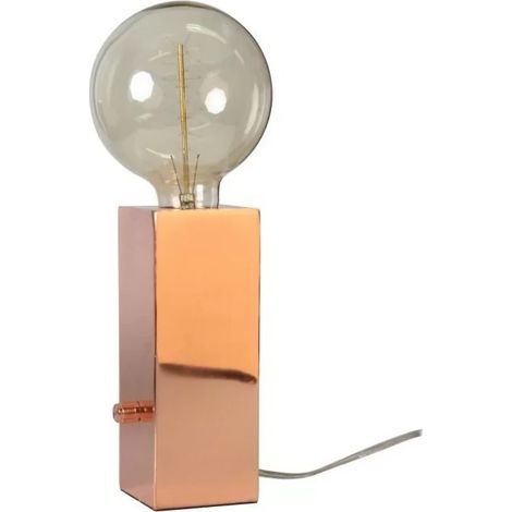 Opjet 011627 - Lampada dimmerabile "TOTEM" E27 40W - 7,5x7,5H20cm - Rame
