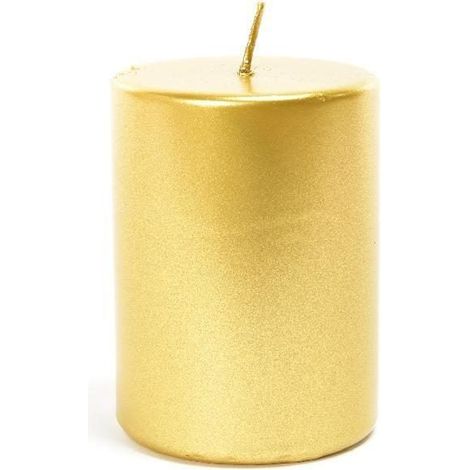 Candela cilindrica 240 g oro Mercury