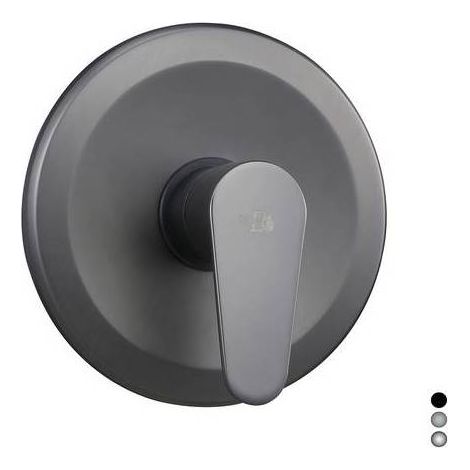 MITIGEUR MONOCOMMANDE ENCASTRÉ POUR DOUCHE SÉRIE LIZZY Dimensions : Noir mat