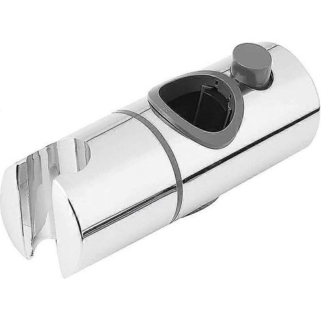 Support de douchette, support de douchette chromé ABS 19 mm, support universel réglable pour pommeau de douche coulissant (1/5)