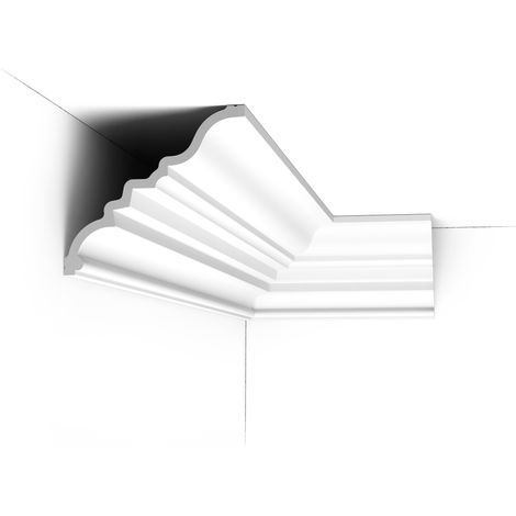 Corniche fragmentée - Orac Decor - L200xp15.9xH14.3cm - Carton complet 16 mètres - C327 - L200 x H15,9 x L14,3 cm - ORAC DECOR (1/5)