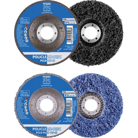 PFERD TOOLS 44698004 POLICLEAN PLUS PCLD Reinigungsvlies Ø 125 x 13 m Bohrung Ø 22.3 mm für grobe Re
