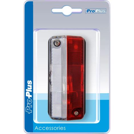 Feu de gabarit rouge/blanc 92x42mm dans blister (1/5)