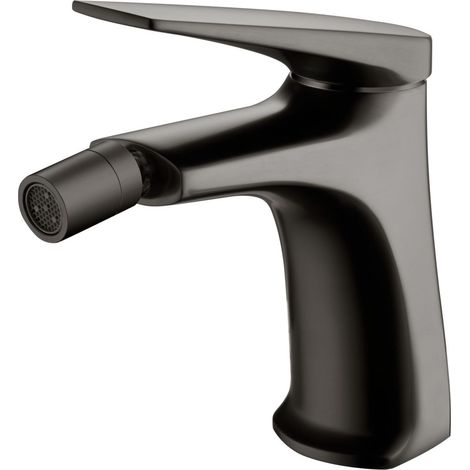 Rubinetto del bidet monocomando  Modello DELOS  Colore nero  Finitura in metallo nero opaco [ IMEX® ] (1/2)