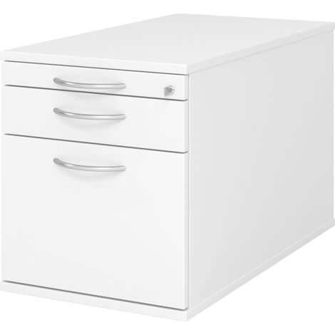 bümö office Rollcontainer - mit Hängeregistratur Weiß (1/5)