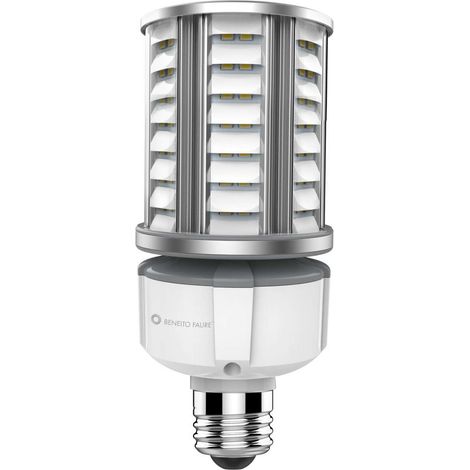 Proiettore LED OBO Beneito & Faure 27W E27 2200K 1425lm IP64 Angolo 170° - Retrofit Industriale per Illuminazione Esterna Professionale
