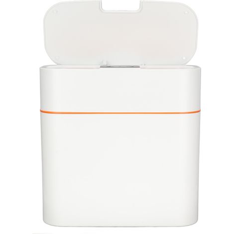 Poubelle intelligente étanche IPX5, 3 modes, avec capteur de mouvement automatique, idéale pour la maison, la cuisine, le salon de beauté et la salle de bain. (1/5)