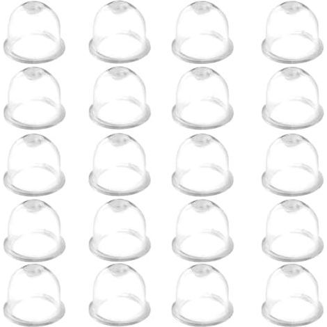 20 Pièces Poire Amorcage 19mm, Pompe d'Amorce Carburateur, Transparente Tasse D'huile de pour Tondeuse, Débroussailleuse et Souffleur - (1/5)