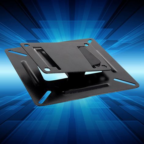 Support mural pour téléviseur à écran plat de 12 à 24 pouces (compatible VESA 75/100) LCD/LED. (1/5)