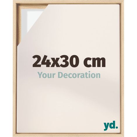 Your Decoration - Cadre flottant - Hetre - Cadre en caisse américaine pour toile sur chassis - MDF - Lyon (1/5)