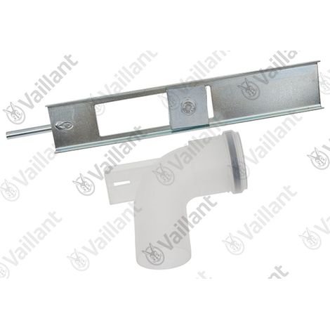 VAILLANT Curva di scarico fumi, curva di supporto 60-60 Collegamento al sistema flessibile DN 60 Vaillant-Nr. , 0020083081