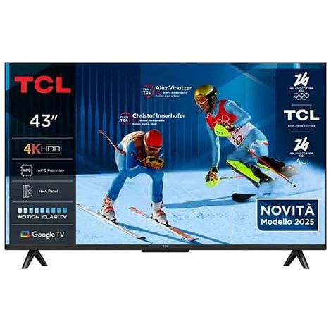 Televisore Smart TV TCL 43V6C da 43" Ultra HD 4K Direct-LED (1/2)