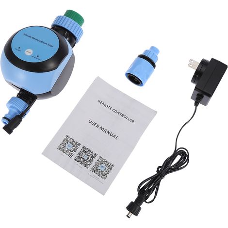 Programmateur d'arrosage électronique Automatique Contrôleur d'irrigation intelligent pour jardin Robinet G1/2" ABS Bleu Contrôle via Application (1/5)