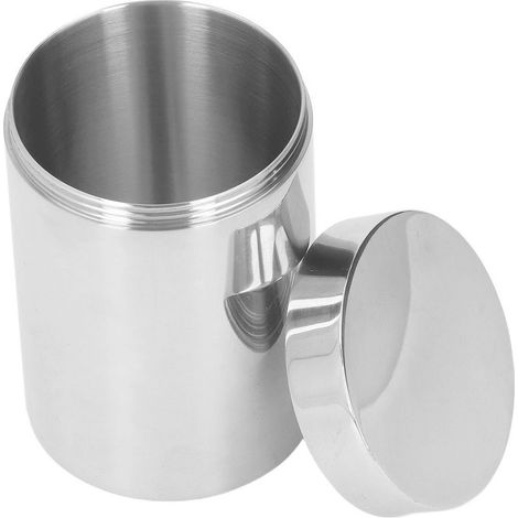 Boîte à thé ronde épaisse à bords lisses en acier inoxydable 304 robuste pour une conservation hermétique (1/5)