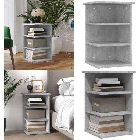 Armoire latérale Gris béton 35x35x55 cm Aggloméré - Meuble De Rangement - Buffet - Meuble TV - Commode - Armoire Laterale - Home & Living (1/5)