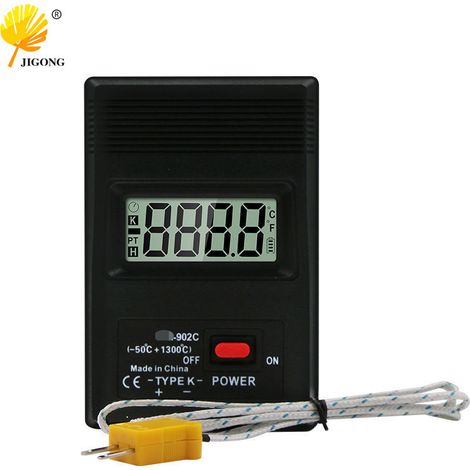 Thermomètre à thermocouple, détecteur de température de sortie de climatiseur, instrument de mesure de température pour gaz, liquides et semi-solides