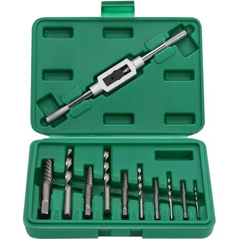 11 extractores de tornillos dañados y pernos rotos con caja de almacenamiento