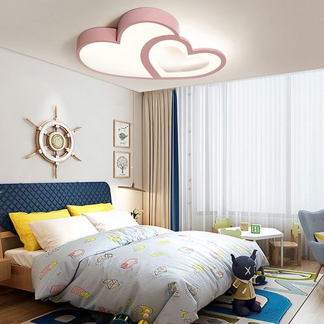 Dimmbar LED Deckenleuchte Herzförmig Deckenlampe Kinderzimmer LichtFernbedienung