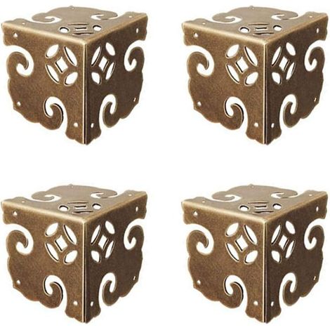 Protection d'angle pour meubles et repose-pieds, lot de 4, en (1/4)
