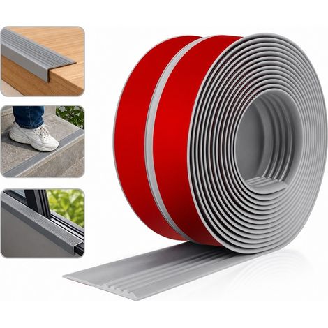 Bande anti-dérapante adhésive Yintai pour escaliers, 19MM x 8M, bord anti-dérapant sans perçage pour escaliers, terrasses et scellage automobile (1/5)