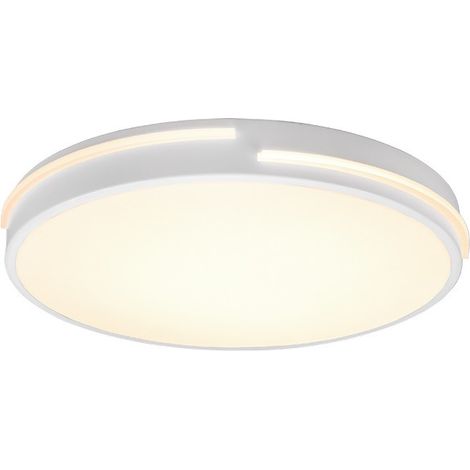 Plafón moderno Tacoma Blanco Led Dimmer 24w Ø40 cm Trio Lighting (1/4)
