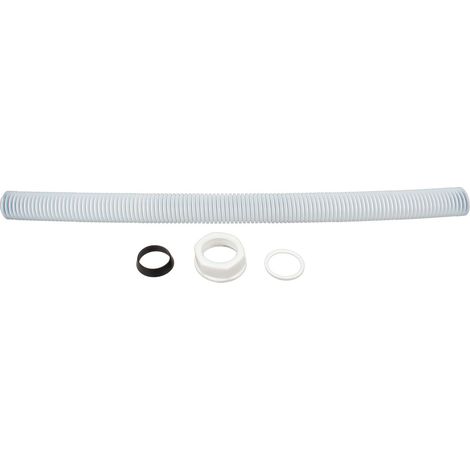 tecuro Überlauf-Verbindungsrohr Ø 25 x 310 mm mit 1 Zoll Überwurfmutter (1/5)