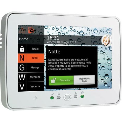 Bentel Security tastiera touch screen filare per Absoluta e Plus - M-TOUCH