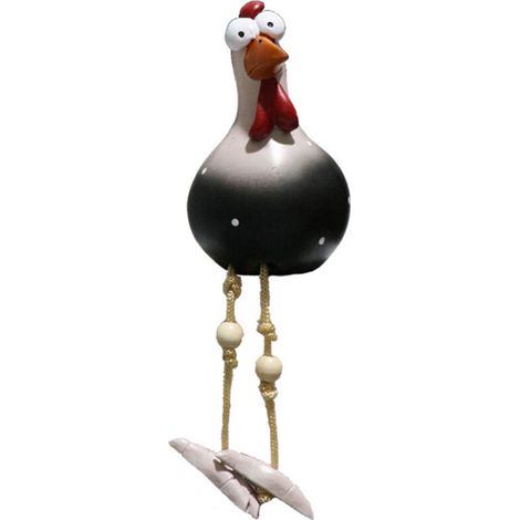 Décoration de clôture avec des poules amusantes - Statues en résine - Décoration intérieure - FS (1/5)