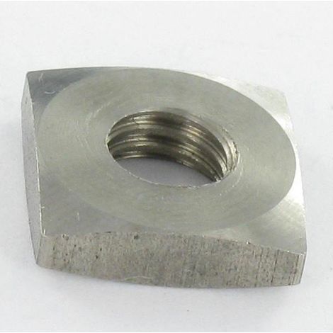 Ecrou carré Inox A2 M4 14X14X2.5-10 pièces