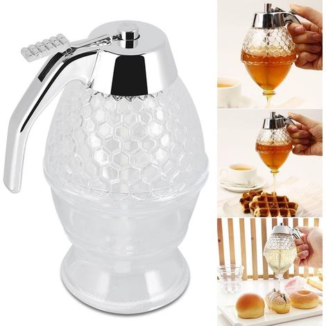 EASYCOMFORT Distributeur de miel de 200ML, récipient rétro d'égouttement de miel peut (1/5)