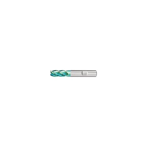 Fresa de acabado SUPERCUT DIN 6527L HPC D.3mm de carburo macizo AlTiN HB Z.4 largo PROMAT