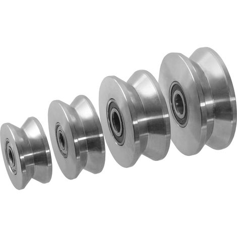 Edelstahl V4A Laufrolle Torrolle Hohlkehle Schiebetor Schiebetür Rolltür Rolltor (1/3)