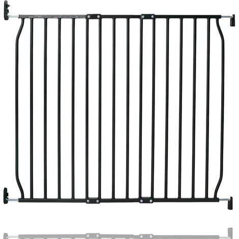 Safetots Eco Screw Fit Baby Gate, Black, 90cm - 100cm, Stair Gate for Toddler and Baby, Screw Fit Safety Barrier