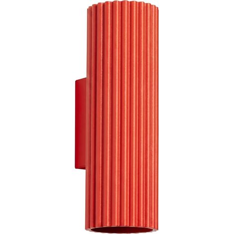 Wandleuchten KARBON rot 2xGU10 6.5cm Aluminium Sollux (1/5)