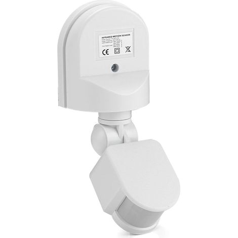 APEX 110V-240V Interrupteur Réglable PIR Corps Motion Infrarouge Détecteur Capteur Ampoule avec Vis d'Installation(Blanc)110V-240V Interrupteur Réglable PIR Corps Motion Infrarouge Détecteur Capteur A (1/5)