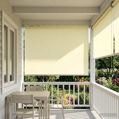 Persiana enrollable exterior con protección UV Crema (1/5)