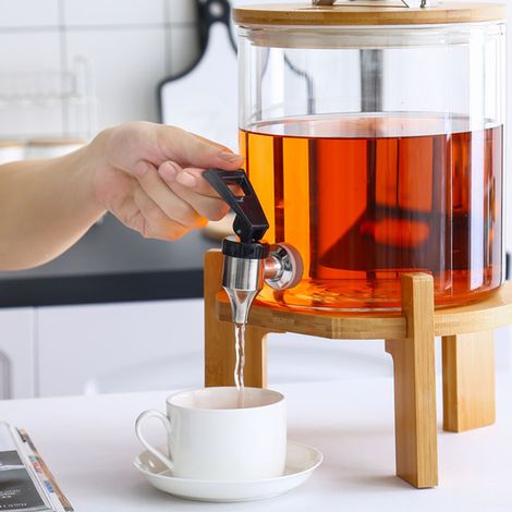 SUMERAIN Robinet Distributeur de Boissons en Acier Inoxydable de Qualité Supérieure, Adapté aux Bocaux, Jus, Boissons Froides, Vin et Bière