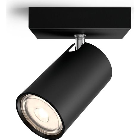 Philips Kosipo Foco de interior negro orientable 5.5 W