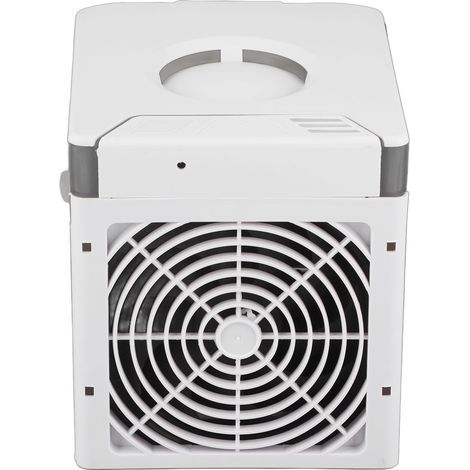 Tragbarer Mini-USB-Luftkühler mit Vernebelungsfunktion und 7-farbiger Beleuchtung für Schlafzimmer, Büro und Camping (1/5)