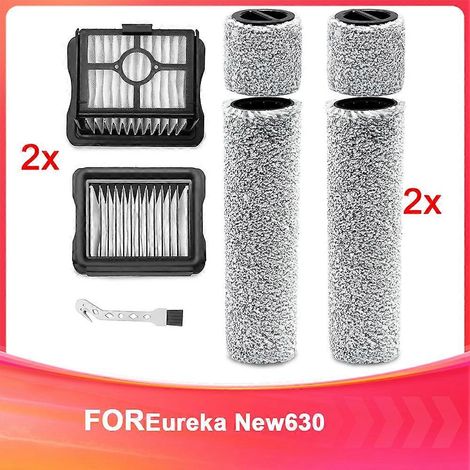 Filtre pour aspirateur brosse pour aspirateur Filtre de brosse pour aspirateur filtre de Brosse Roll + Filtre Accessoire Lot pour 630 Aspirateur pièce détachée – Brosse Rolls + Cotton (1/5)