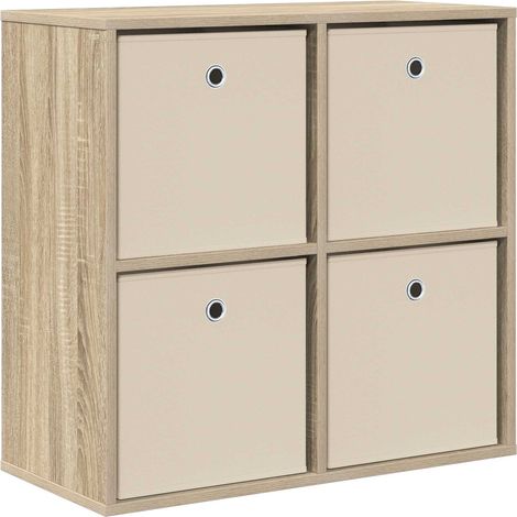 Credenza Madia Buffet con cassetto Rovere Sonoma 68,5 x 32 x 67 cm CDS76864 (1/5)