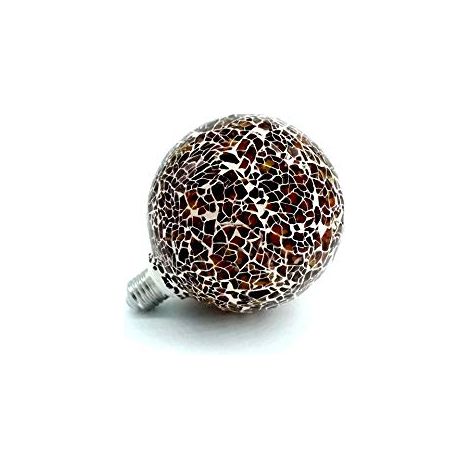 Lampadina Decorativa Led E27 Globo G125 Arancio Tiffany 4w (1/2)