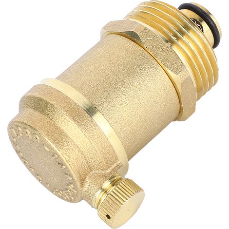 Soupape de purge automatique de climatisation à aiguille, filetage en laiton, 5/4 po (1/5)